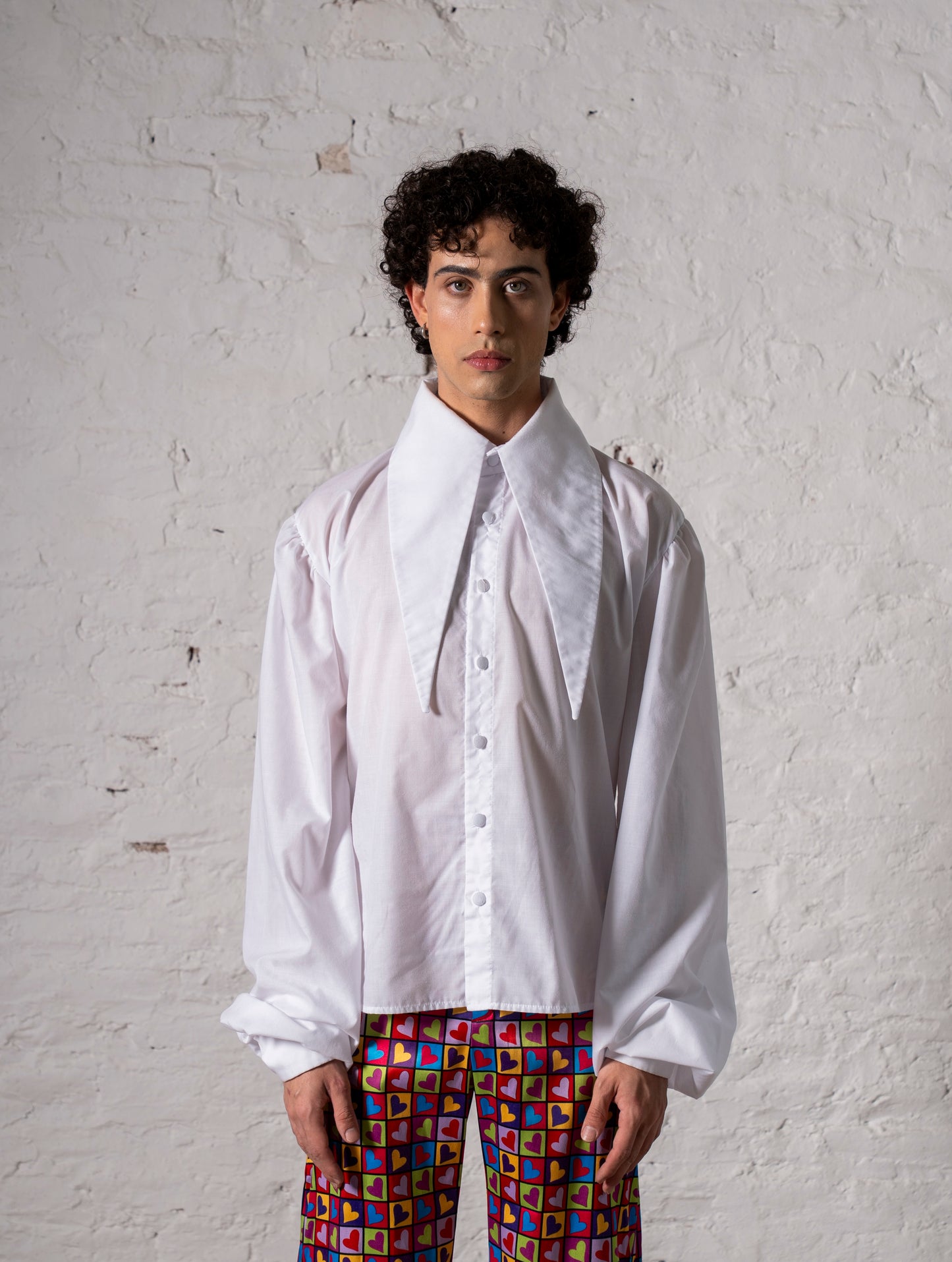 CAMISA PICOS BLANCA