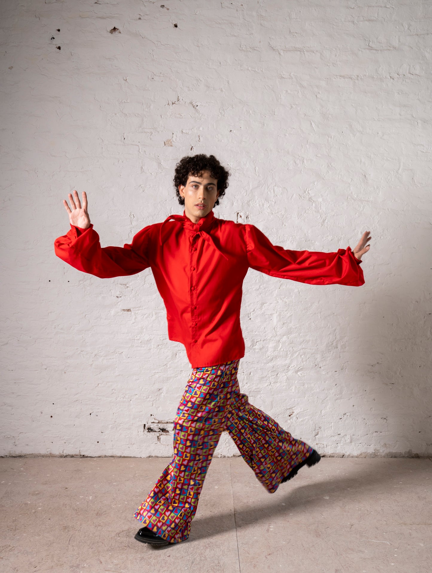 CAMISA PICOS ROJA