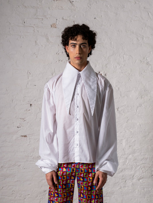 CAMISA PICOS BLANCA