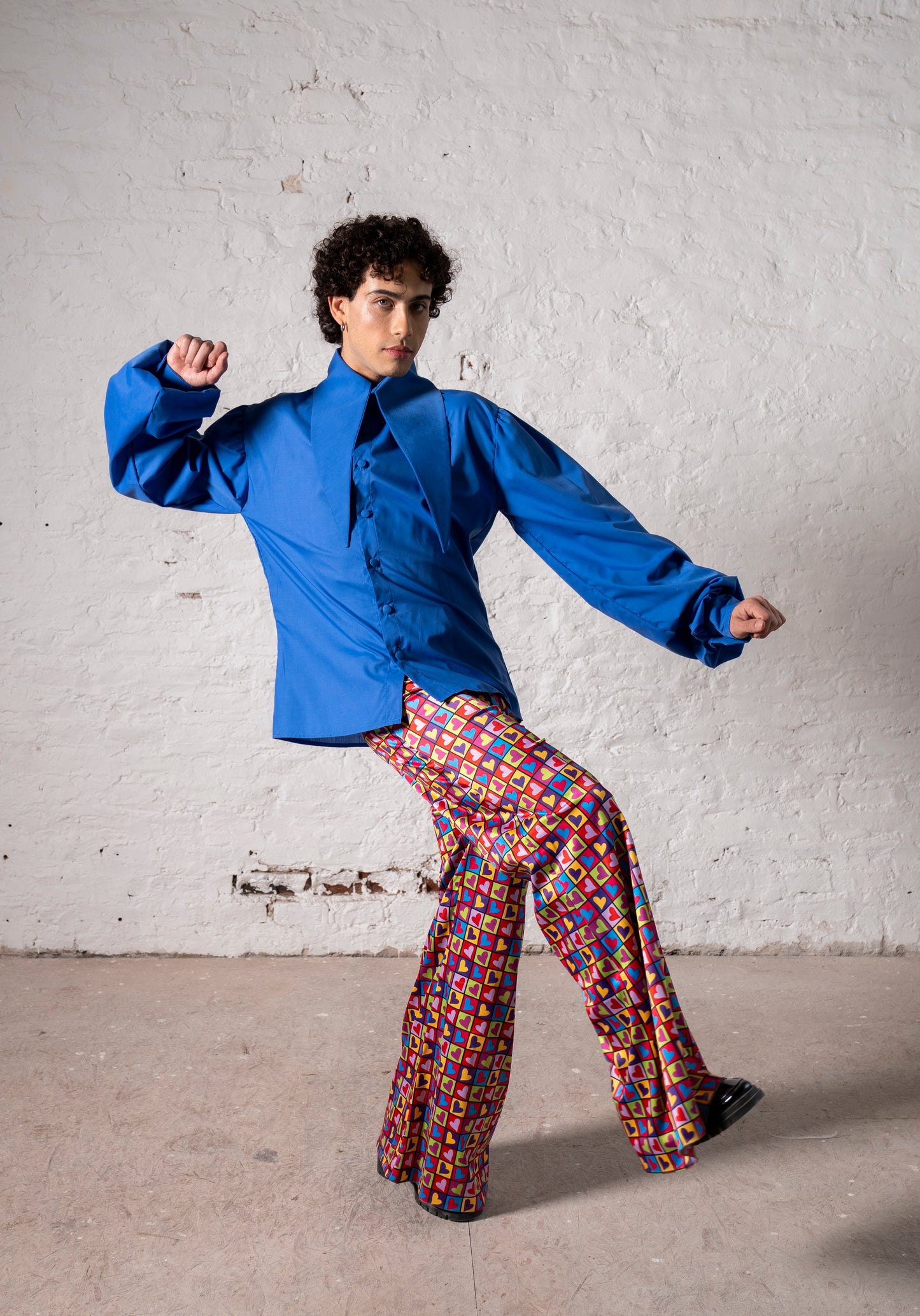 CAMISA PICOS AZUL