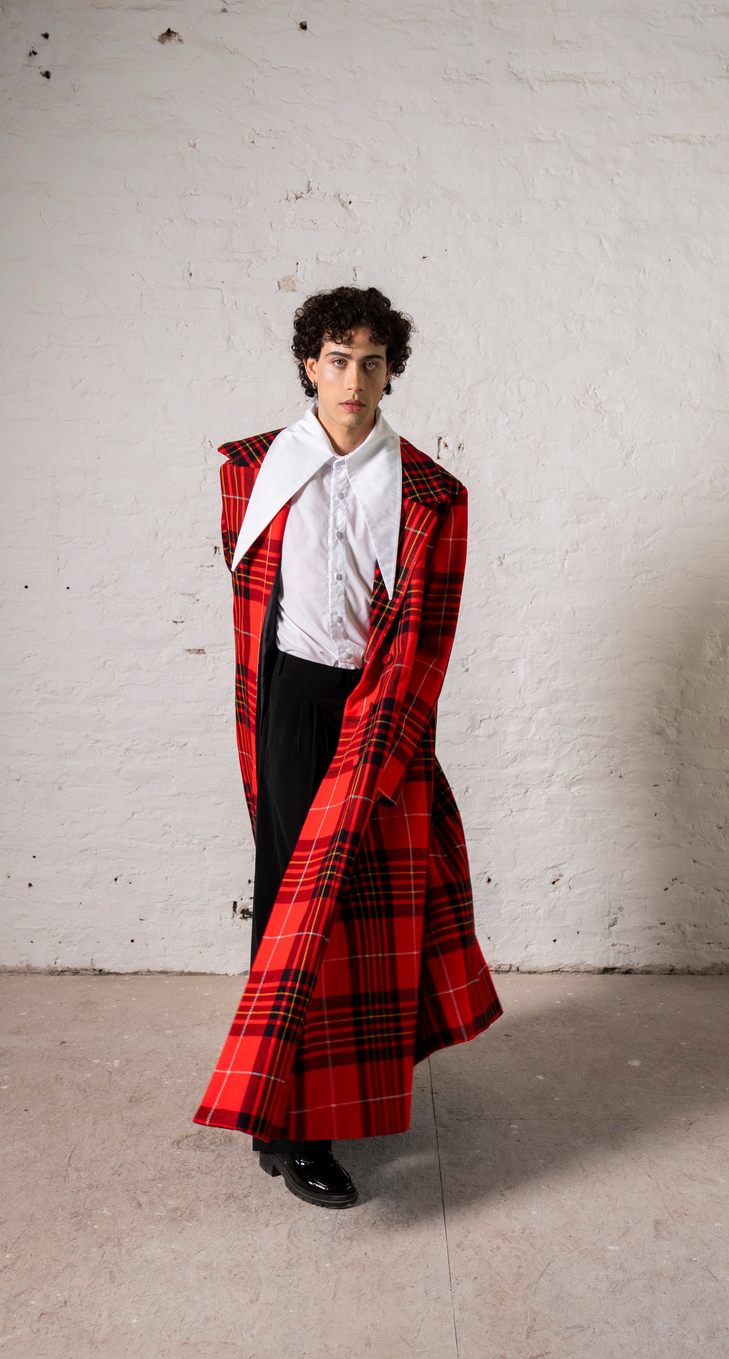 MAXI SACO CUADRILLÉ ROJO